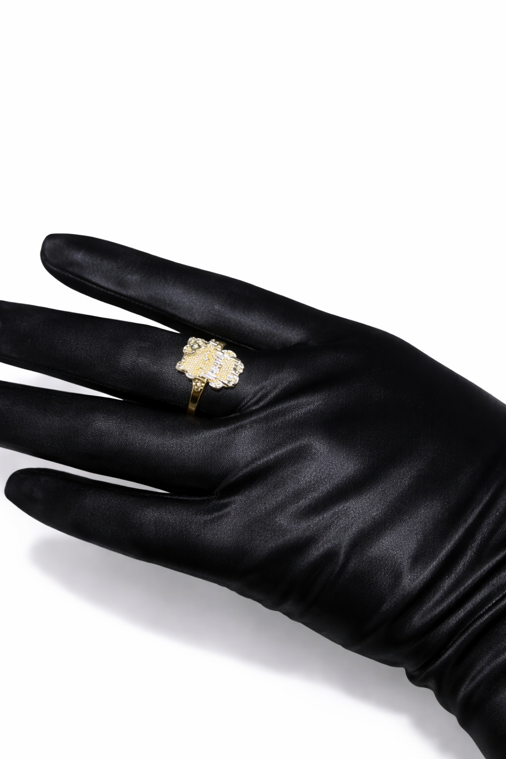 Hello kitty gold plated ring (small version)